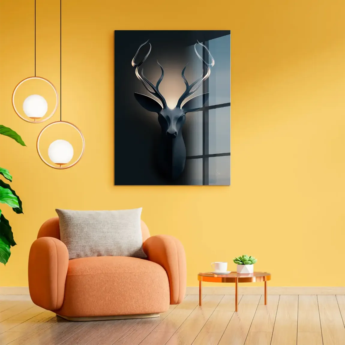 Majestätischer Hirsch Acrylglasbild