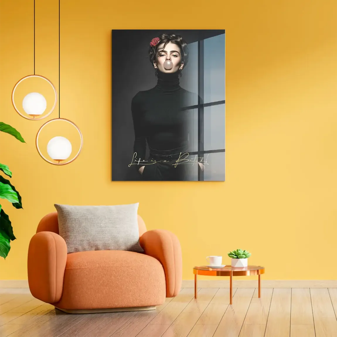 Frida Kahlo Rebell Acrylglasbild