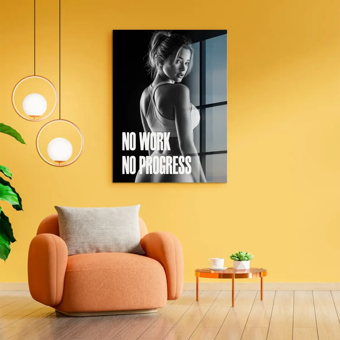 Progress Training Acrylglasbild
