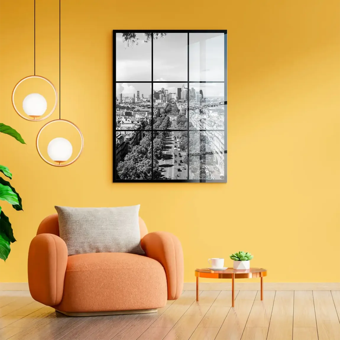 Skyline Avenue Paris Acrylglasbild