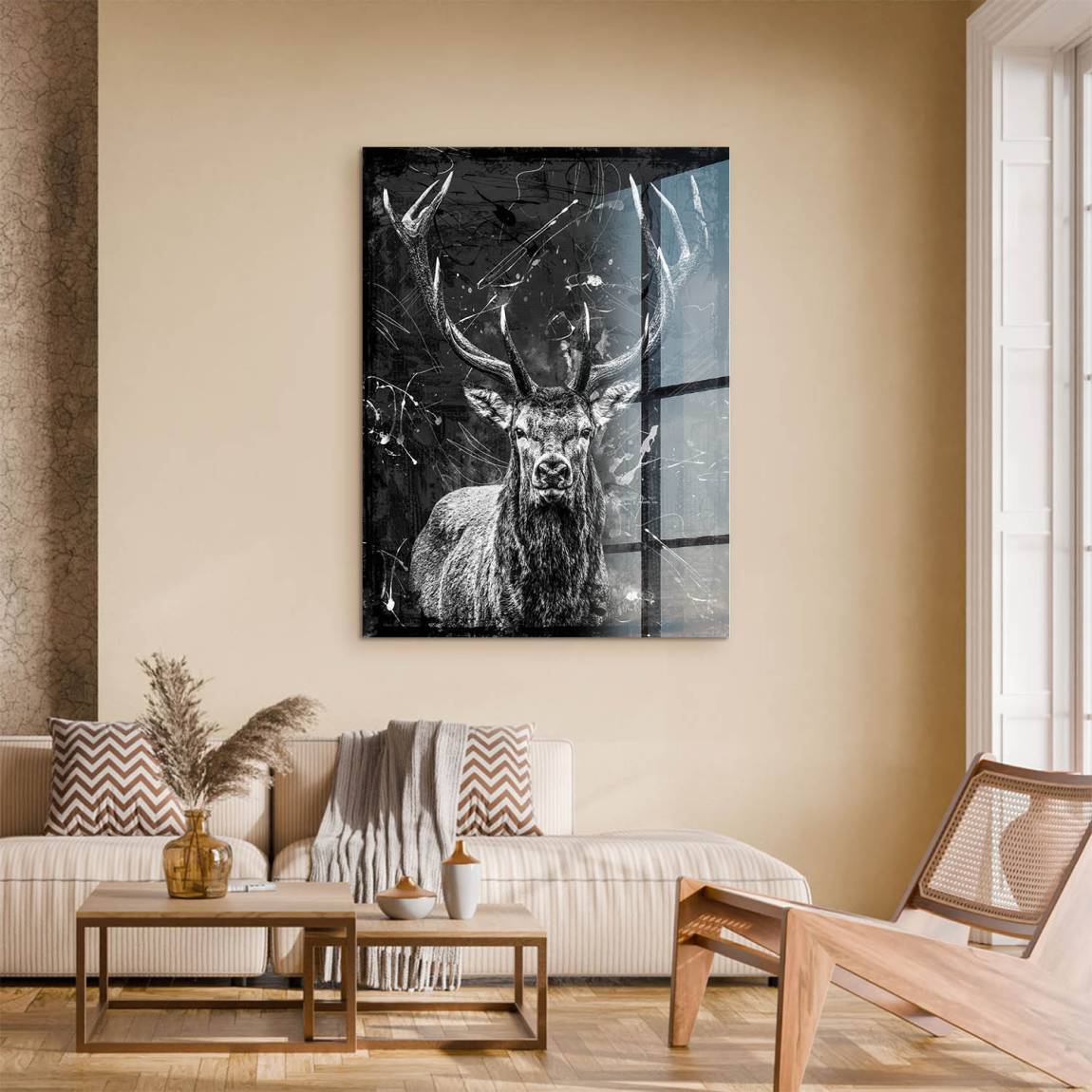 Hirsch Prestige Acrylglasbild