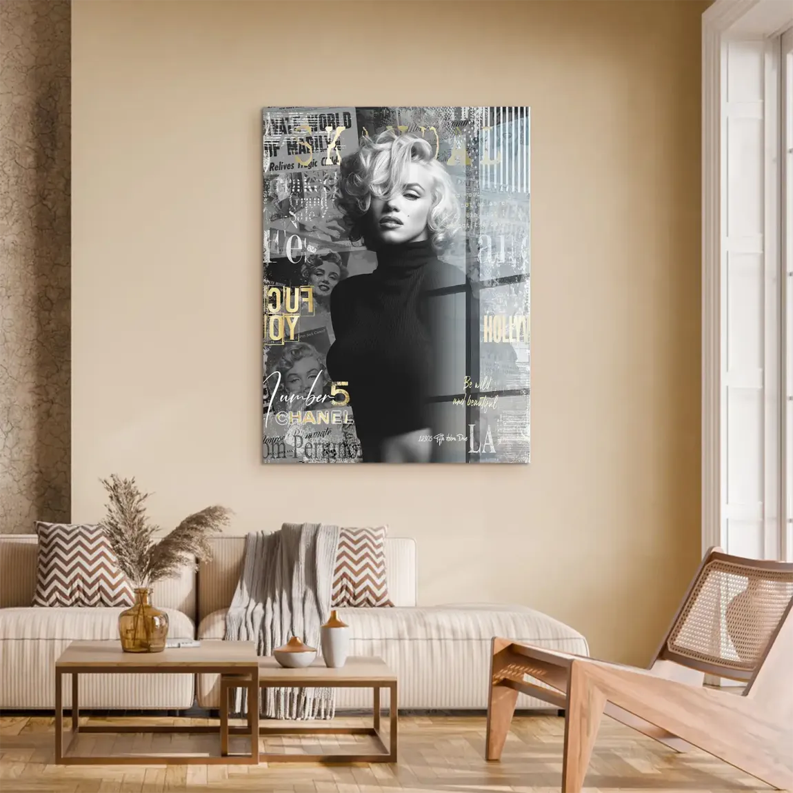 Marilyn Monroe Legend Acrylglasbild