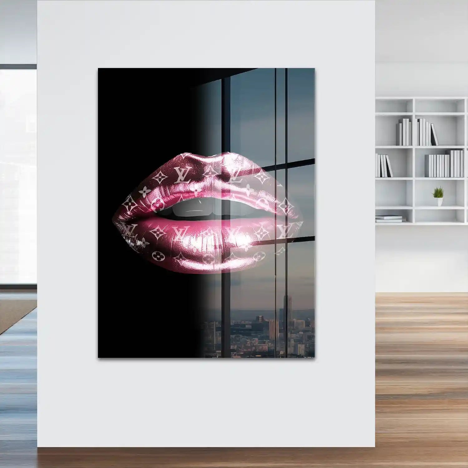 Vuitton Metallic Lips Acrylglas Bild INGALERIE