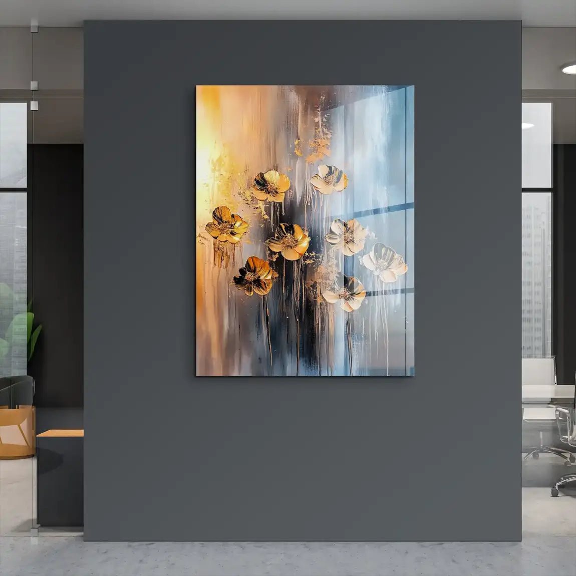 Flower Abstrakt Nr.12 Acrylglasbild INGALERIE