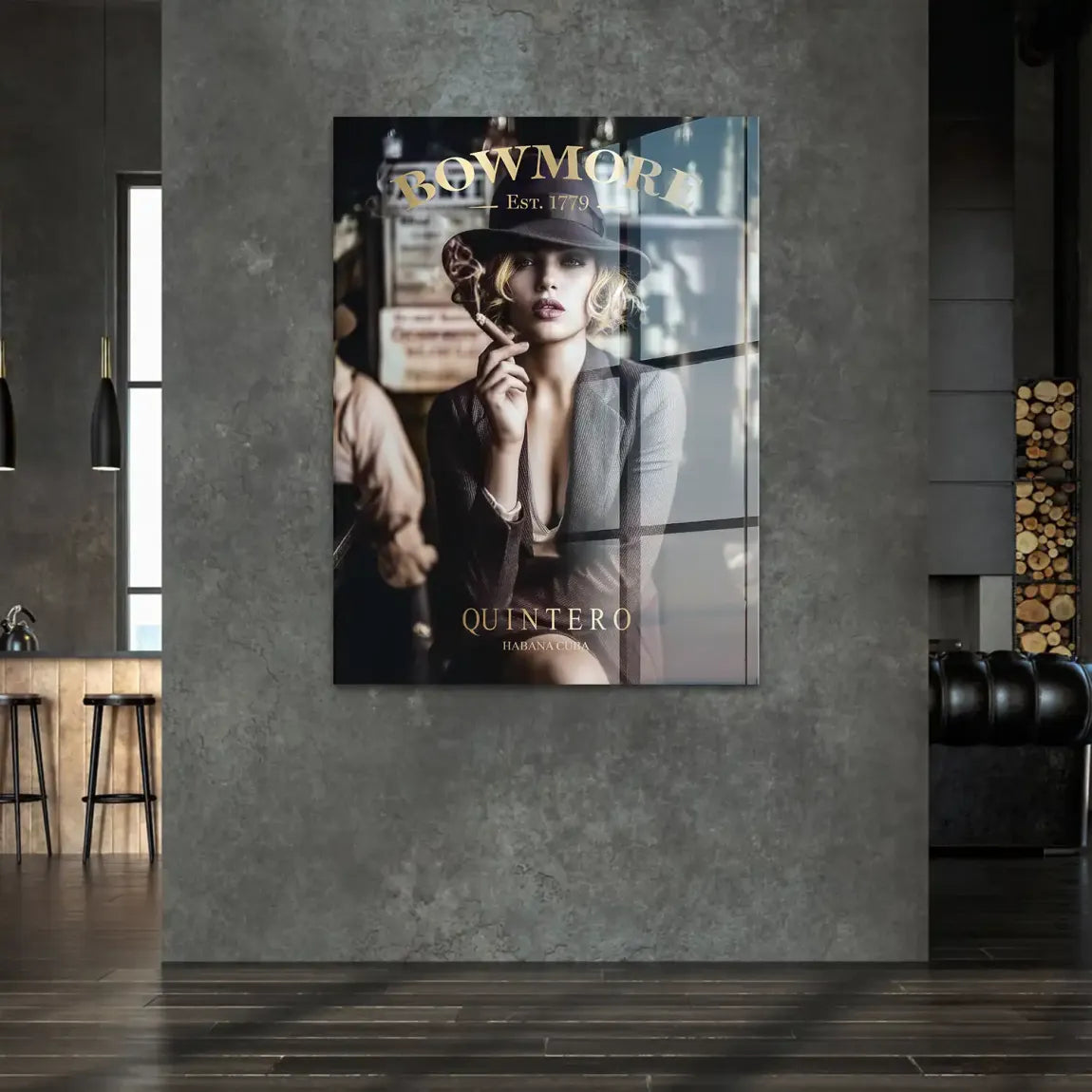 Whisky Noir Acrylglasbild