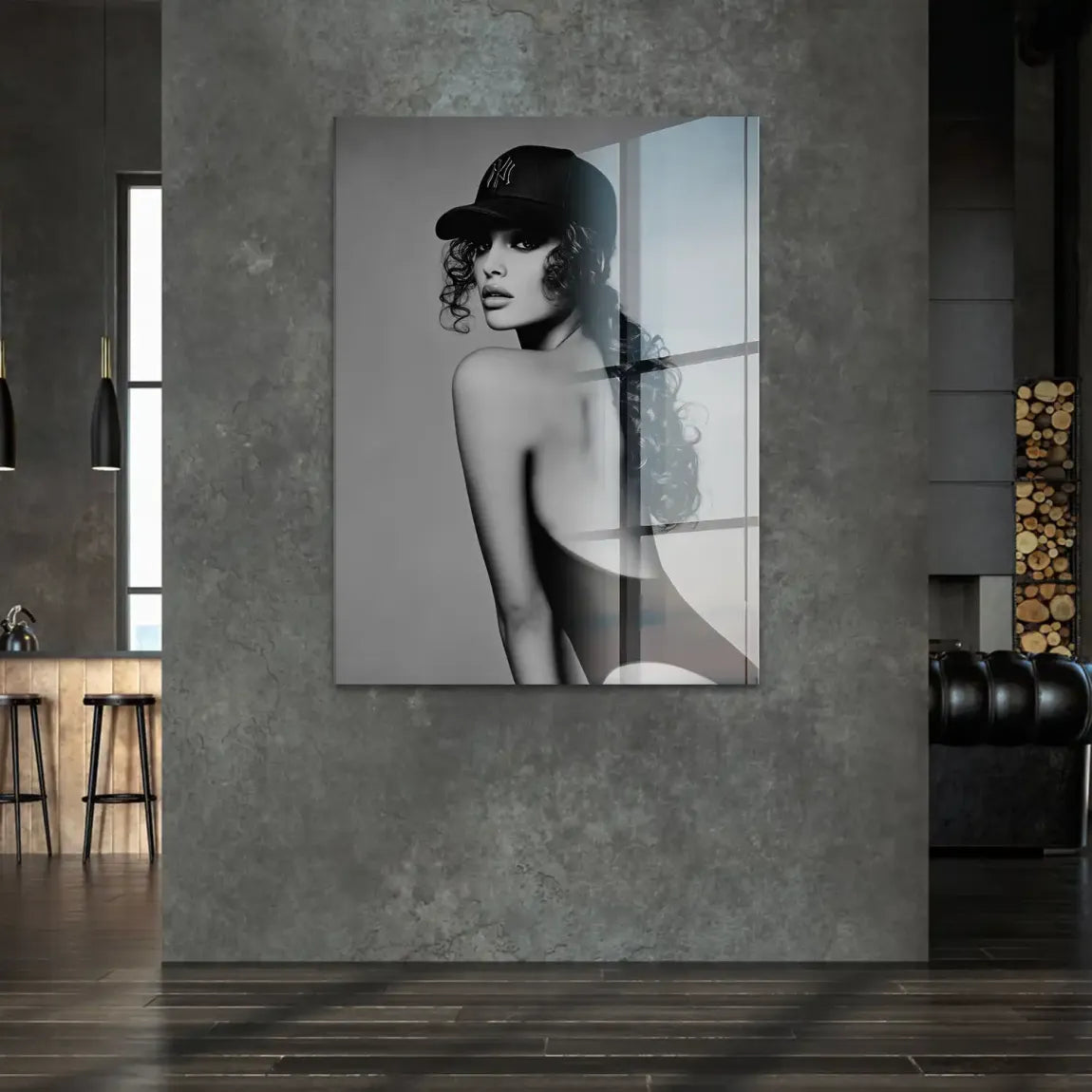 Cap Girl Acrylglasbild