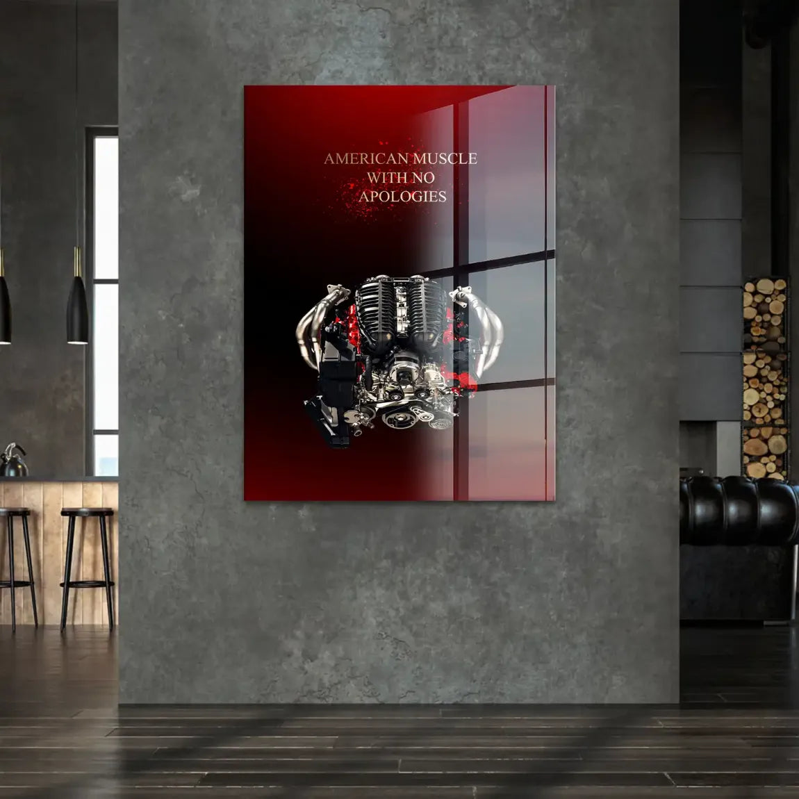 Corvette Pulse of Performance Acrylglasbild