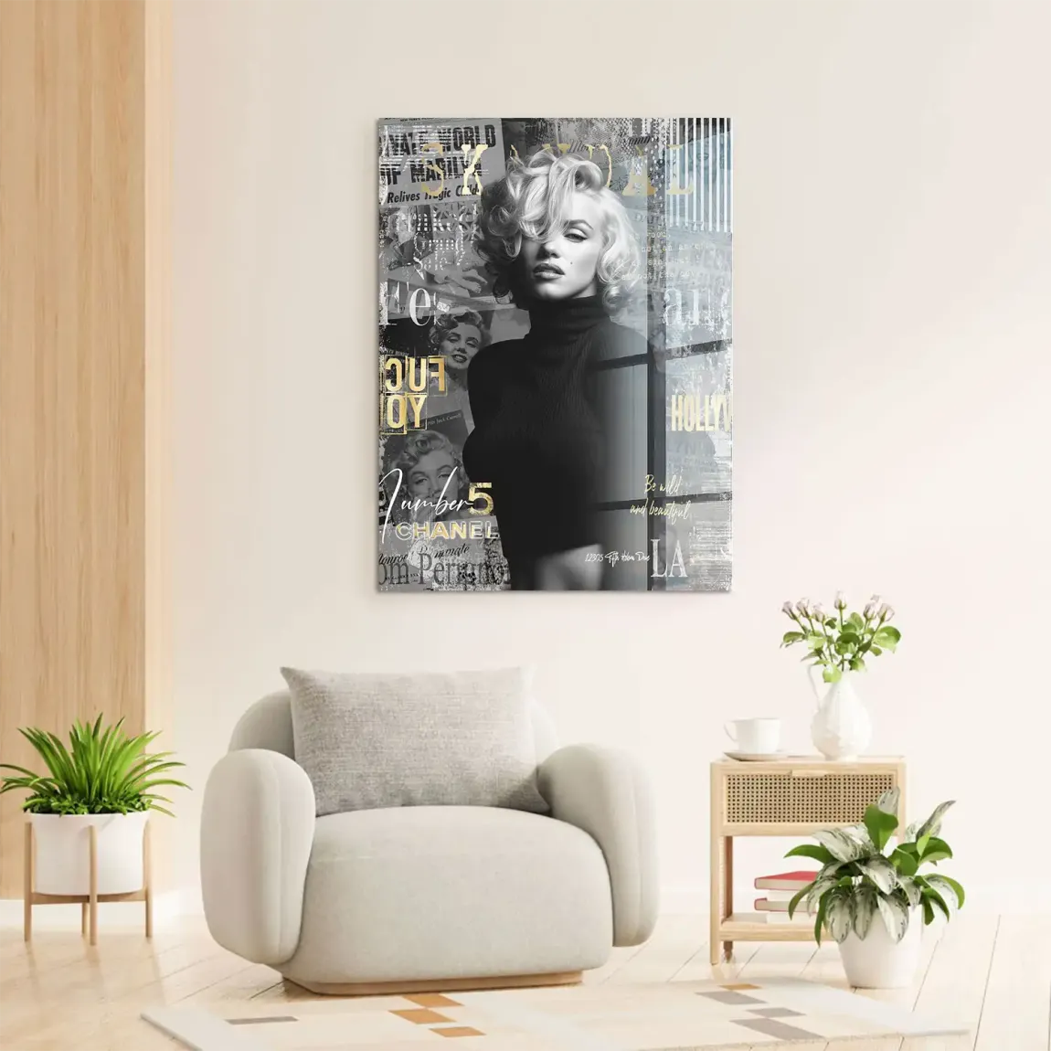 Marilyn Monroe Legend Acrylglasbild