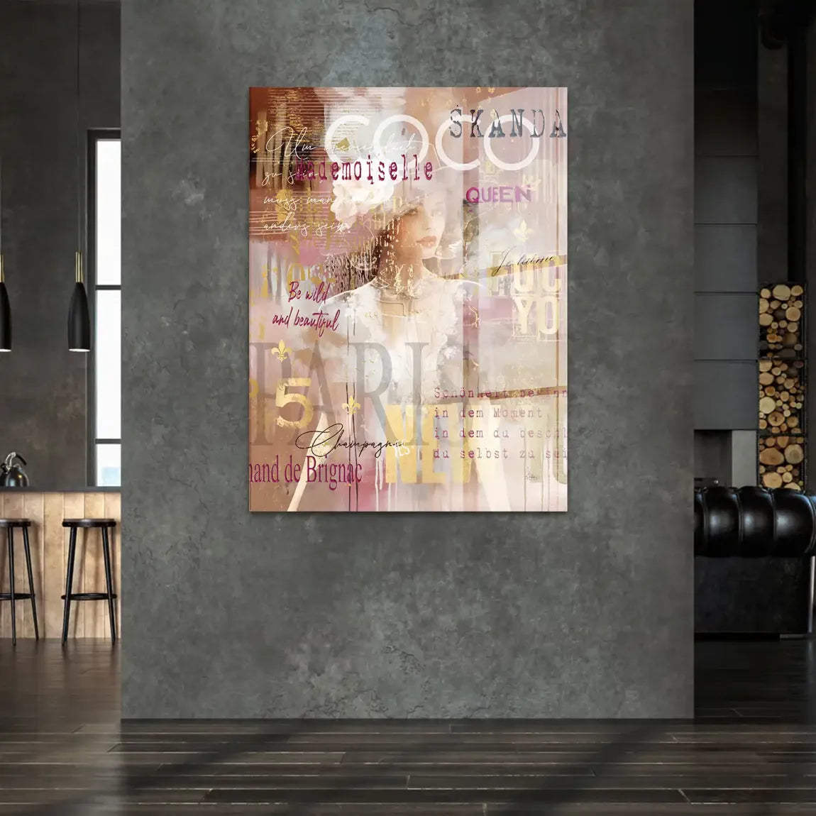 Coco Mademoiselle Acrylglasbild