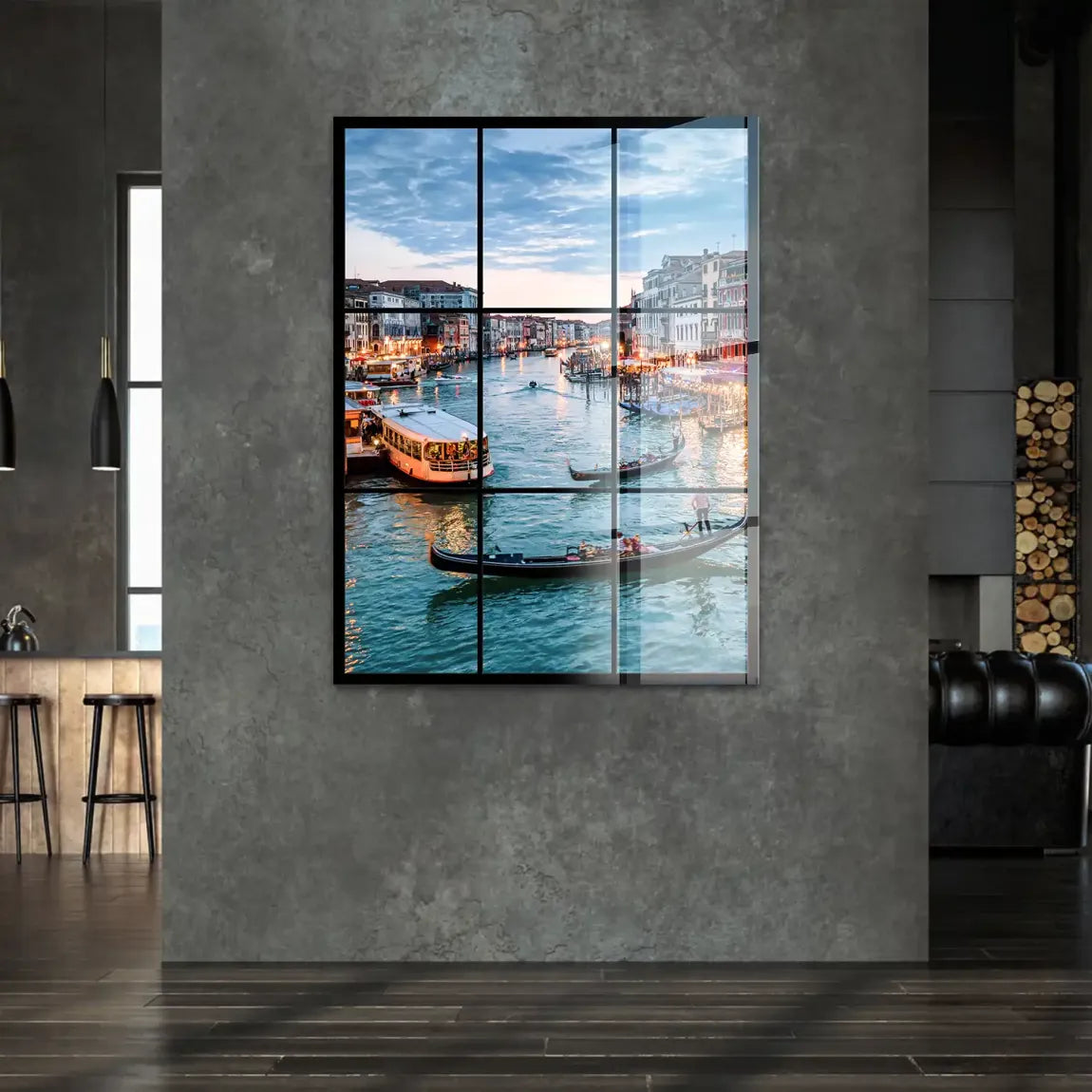 Lichter von Venedig Acrylglasbild