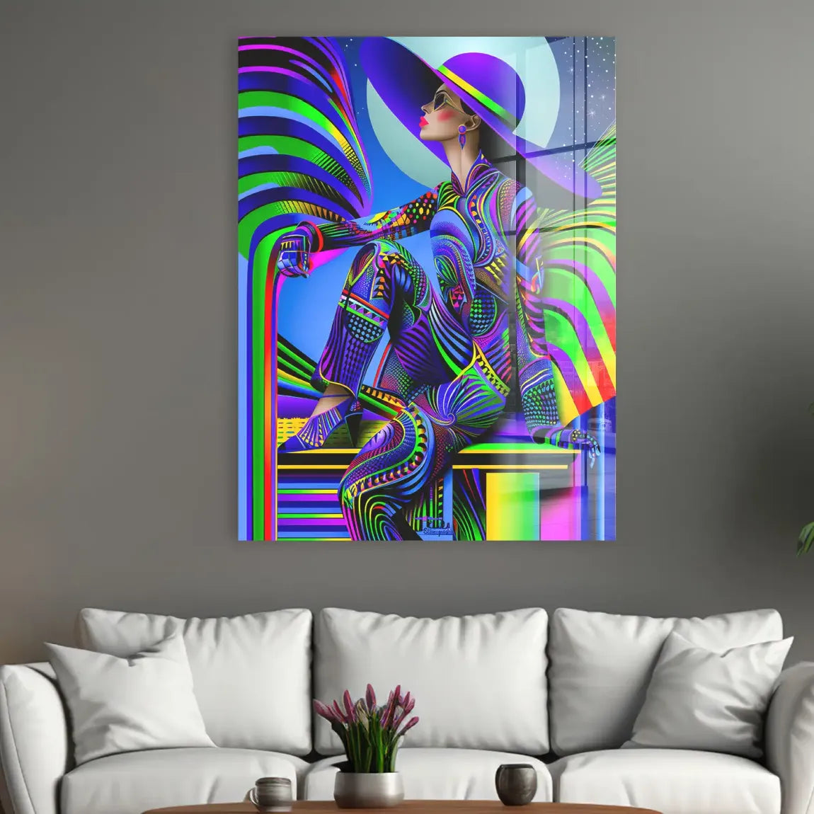 Abstrakt Glamour Acrylglasbild INGALERIE