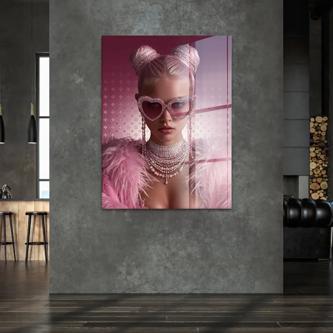 Glamour Girl Acrylglasbild