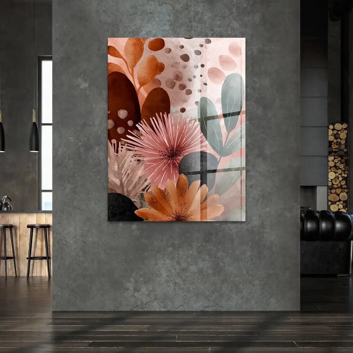 Terracotta Harmony Acrylglasbild