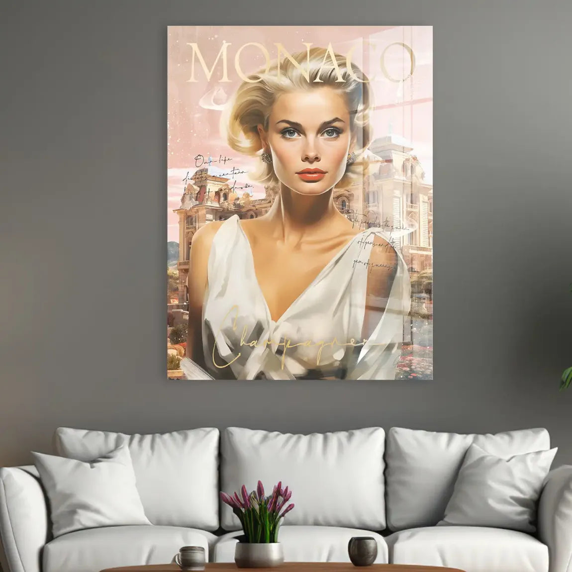 Grace Monaco Acrylglasbild INGALERIE