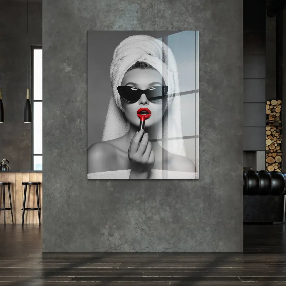 Lipstick Acrylglasbild