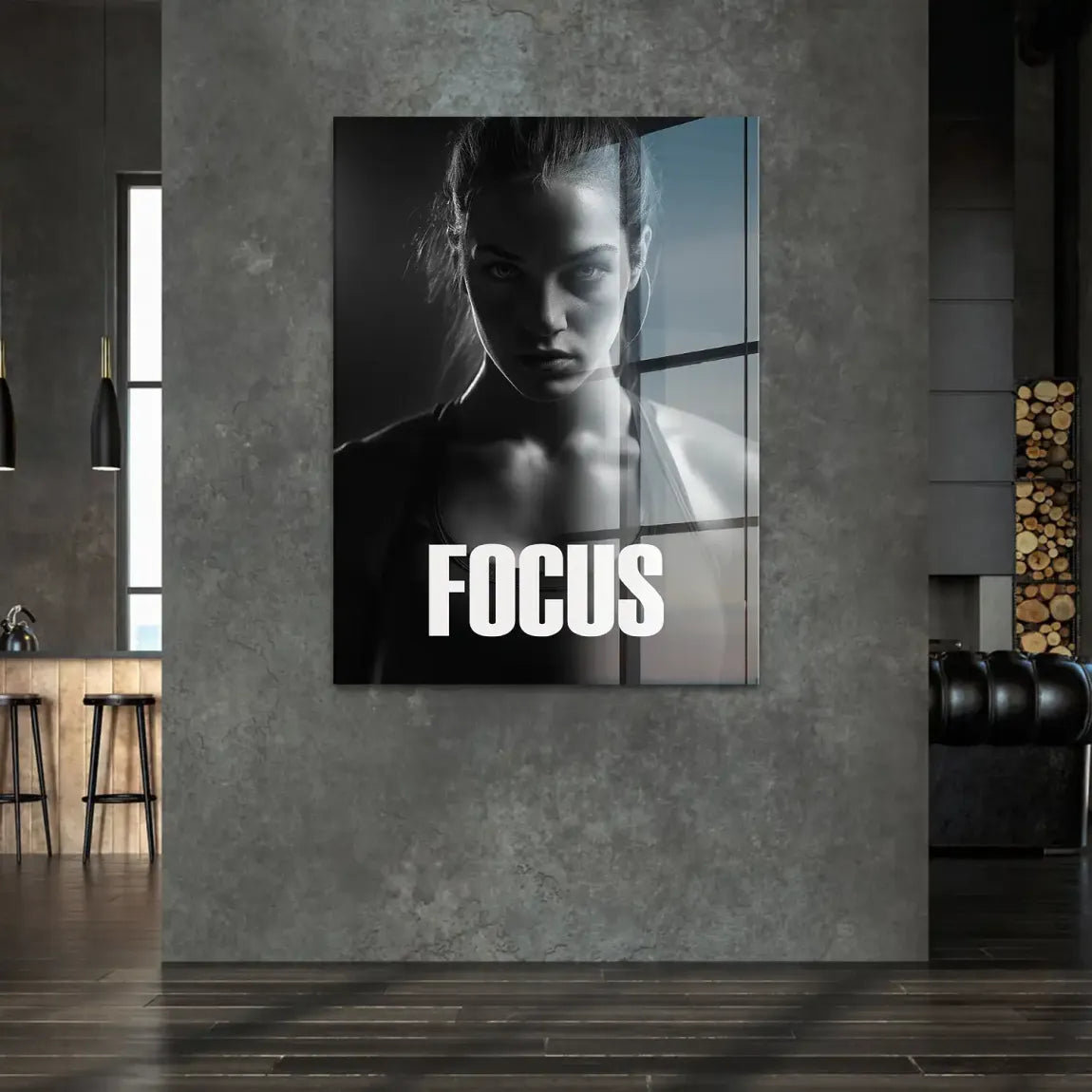 Focus Athletin Acrylglasbild