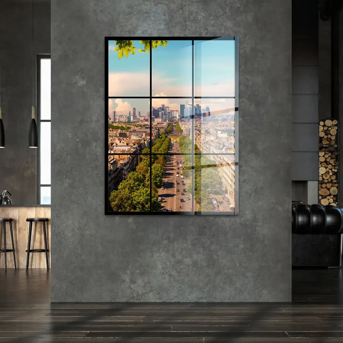 Avenue Lumière Paris Acrylglasbild