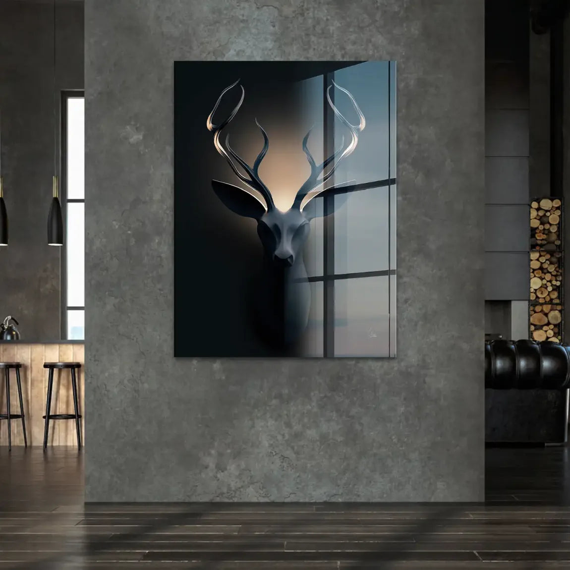 Majestätischer Hirsch Acrylglasbild