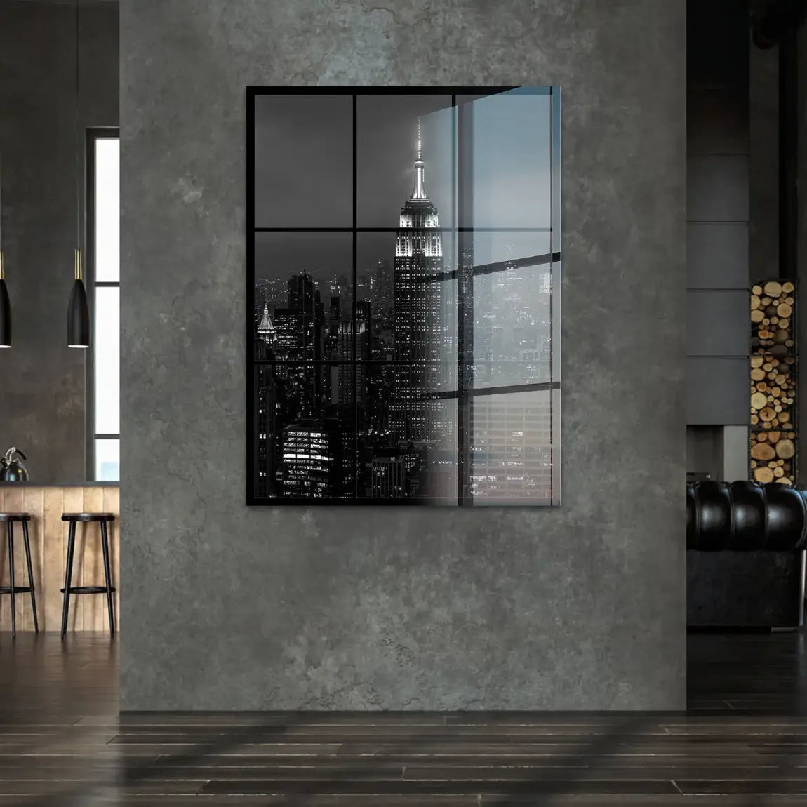Midnight Crown New York Acrylglasbild