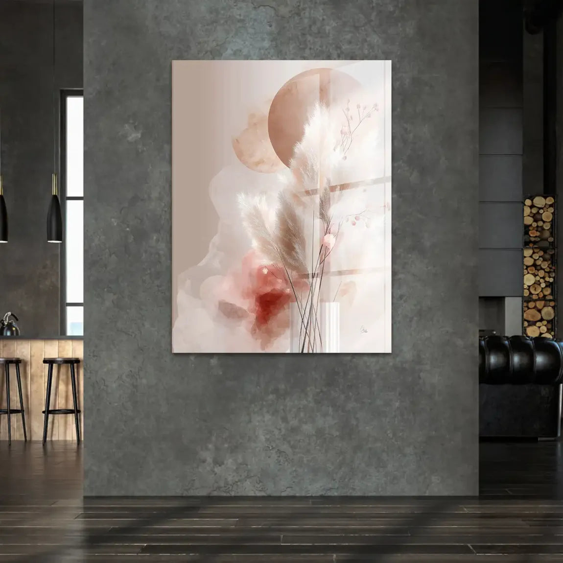 Amber Fields Acrylglasbild