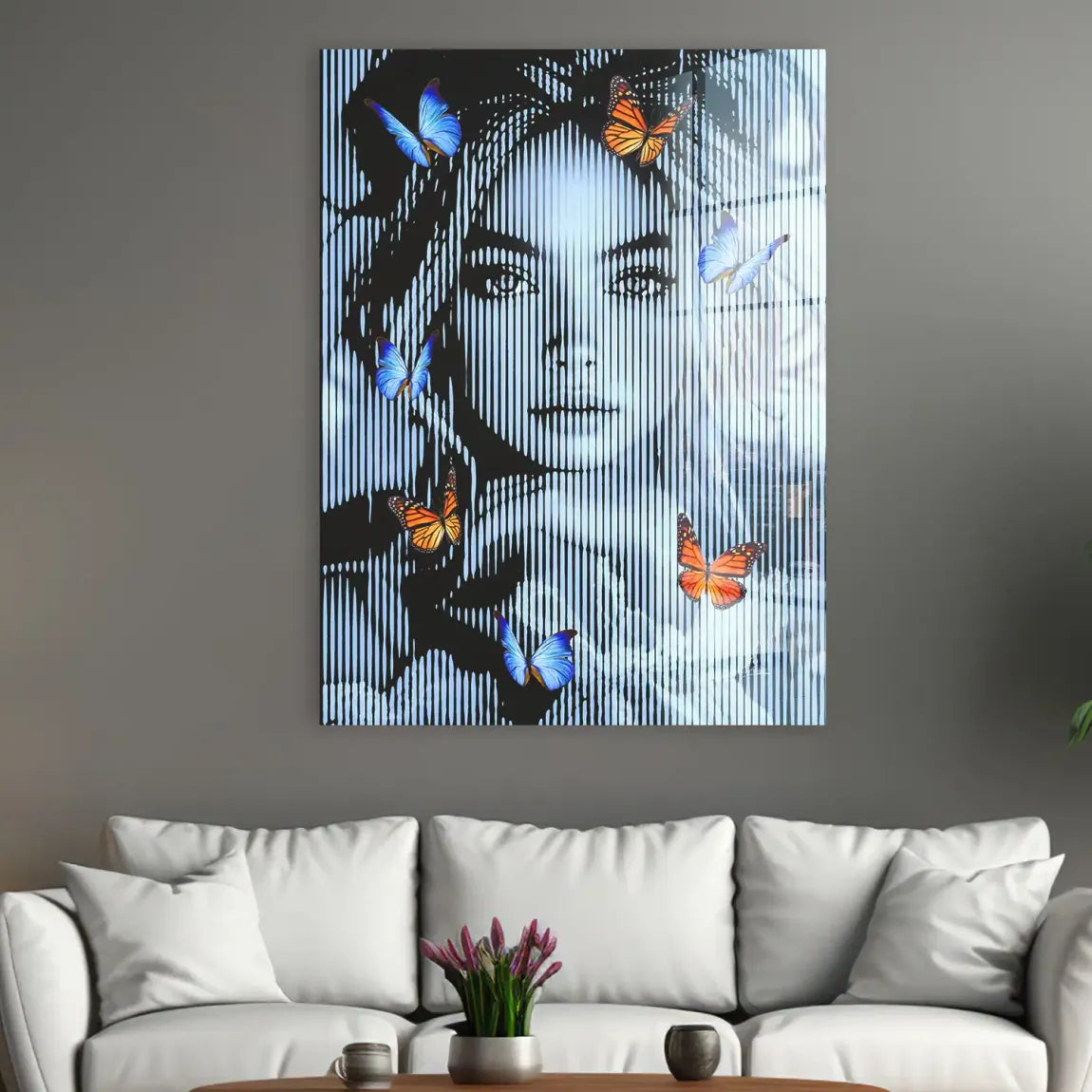 Flüstern der Schmetterlinge Acrylglasbild INGALERIE