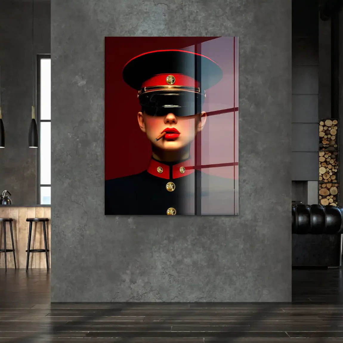 Russian Girl Acrylglasbild