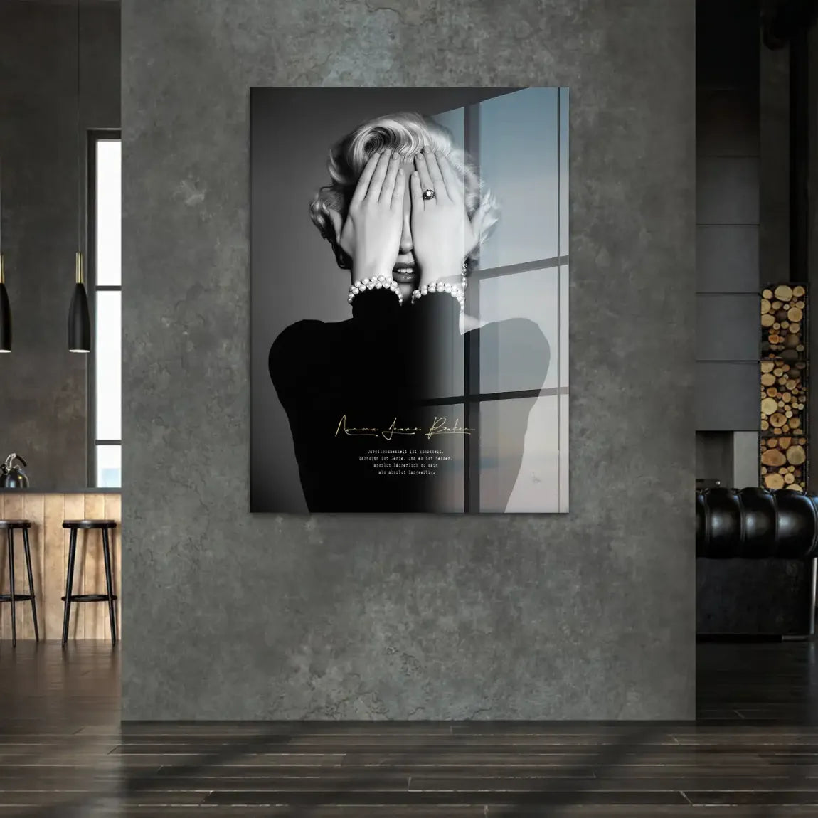 Marilyn Monroe Norma Jeane Acrylglasbild