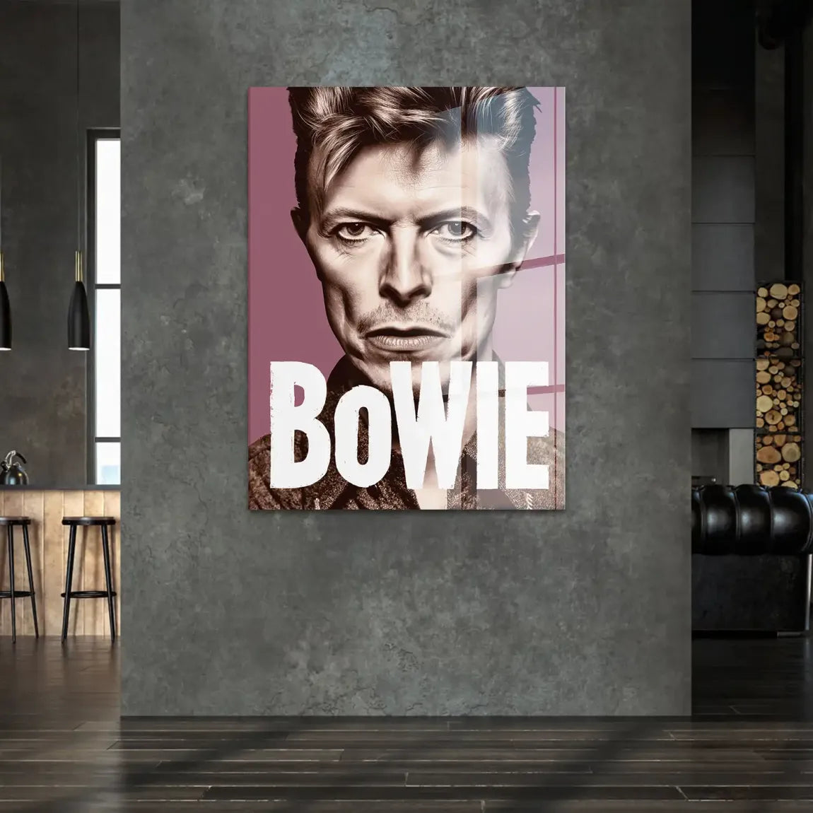 Starman Portrait Bowie Acrylglasbild