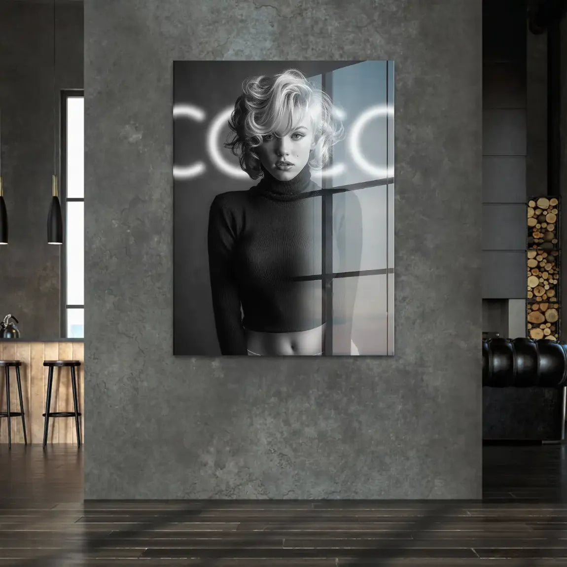 Marilyn Coco Glamour Acrylglasbild