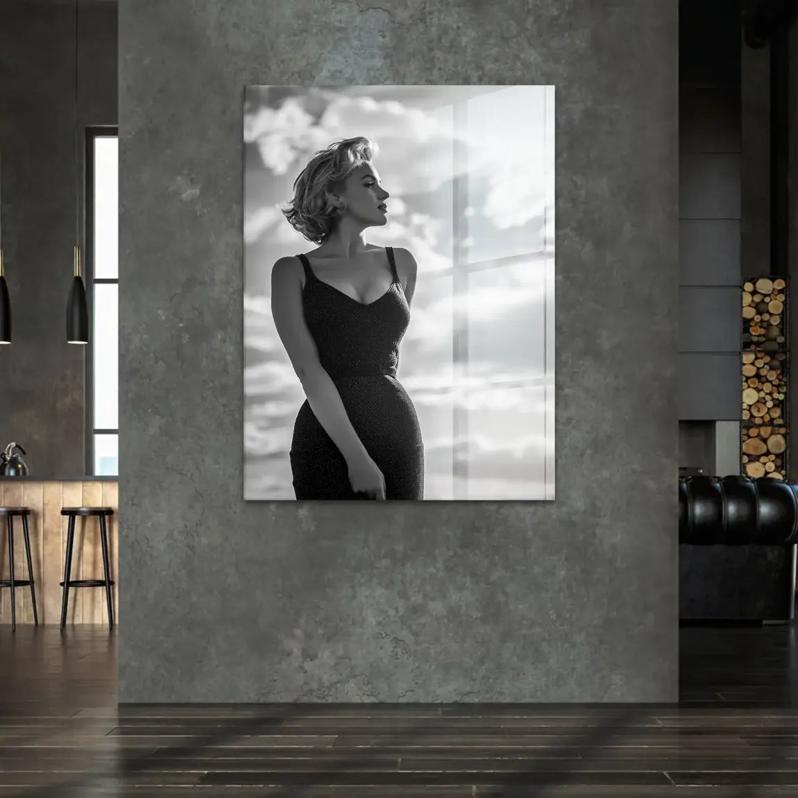 Marilyn Sunset Grace Acrylglasbild