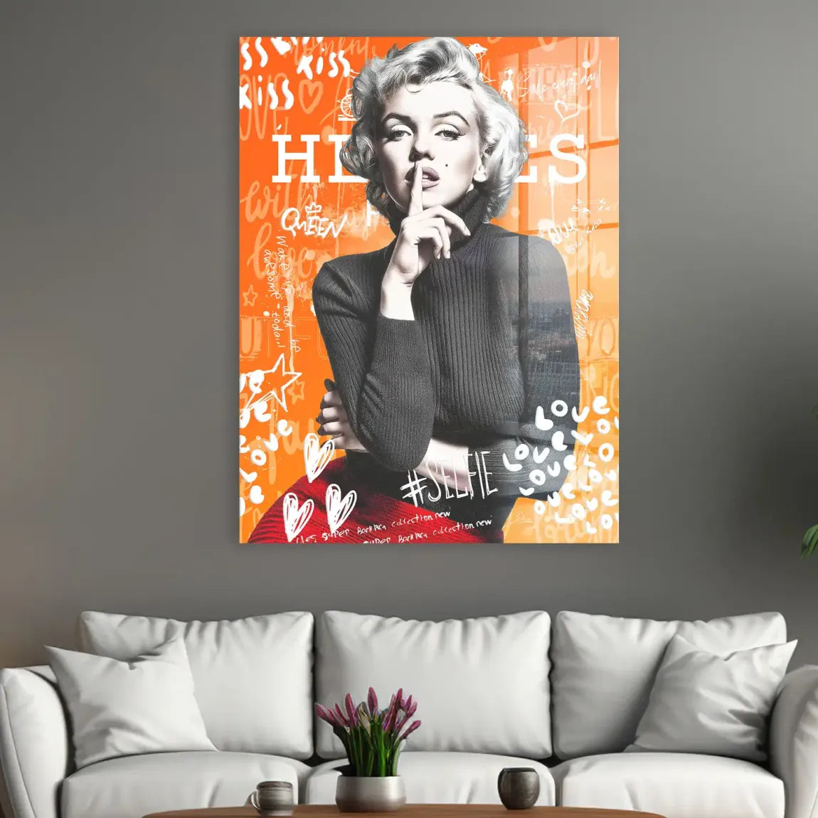 Queen of Silence Pop Acrylglasbild INGALERIE