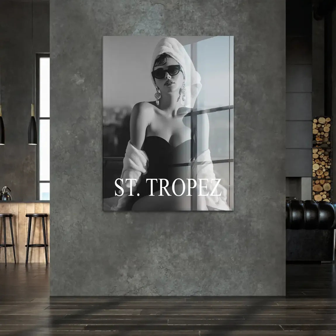 St. Tropez Glam Acrylglasbild