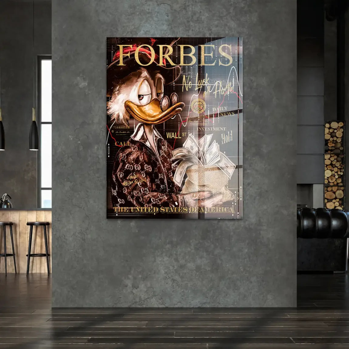 Mr Money Forbes Acrylglasbild