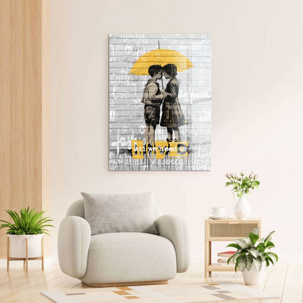 All We Need Acrylglasbild