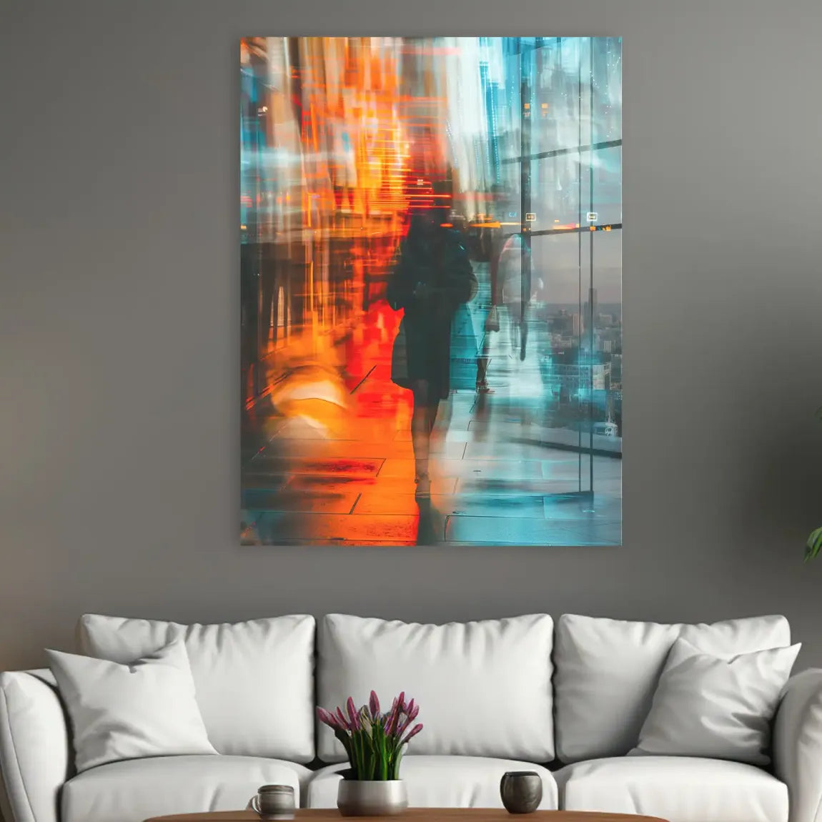 Stadtlichter Acrylglasbild INGALERIE