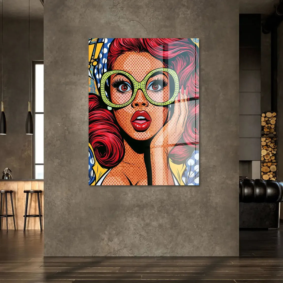 Pop Art Diva Acrylglasbild
