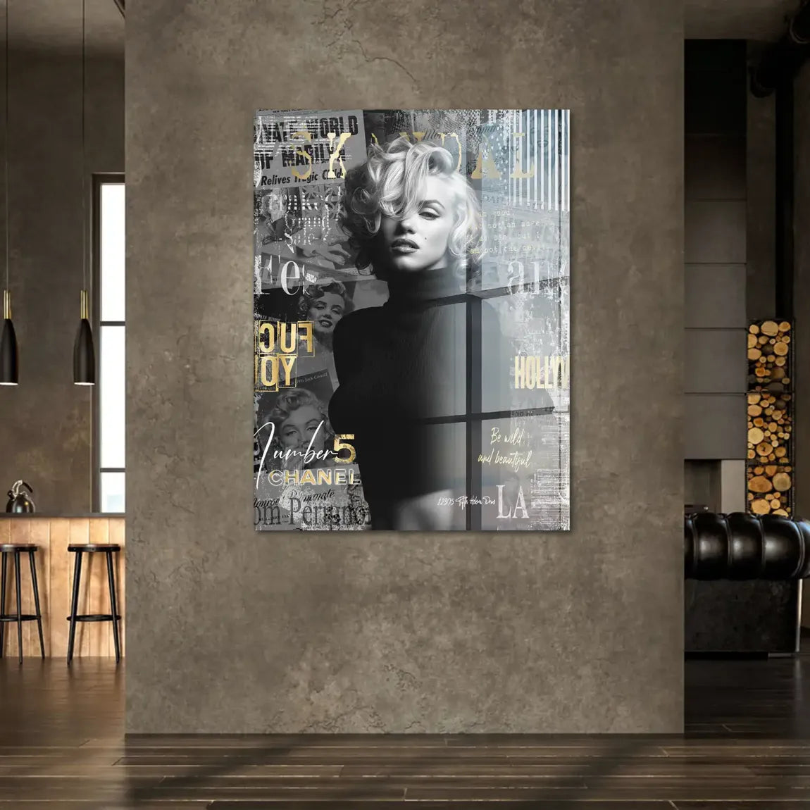 Marilyn Monroe Legend Acrylglasbild