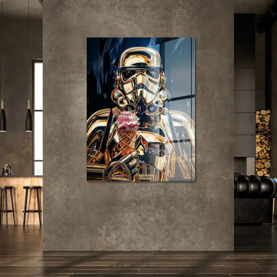 Stormtrooper Eis Acrylglasbild
