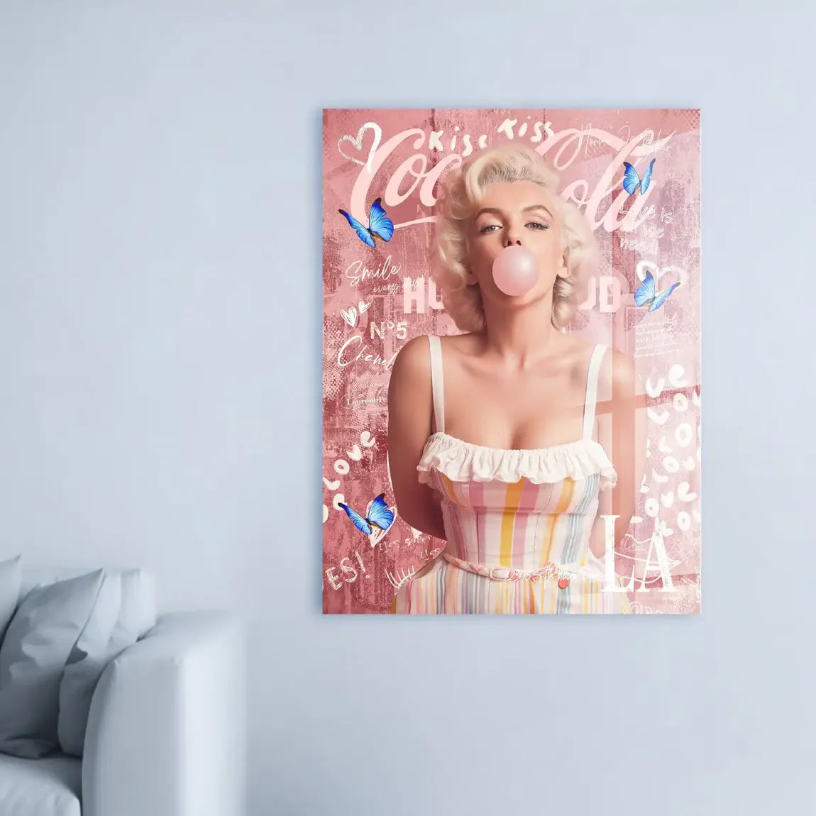 Bubble Pop Hollywood Acrylglasbild INGALERIE