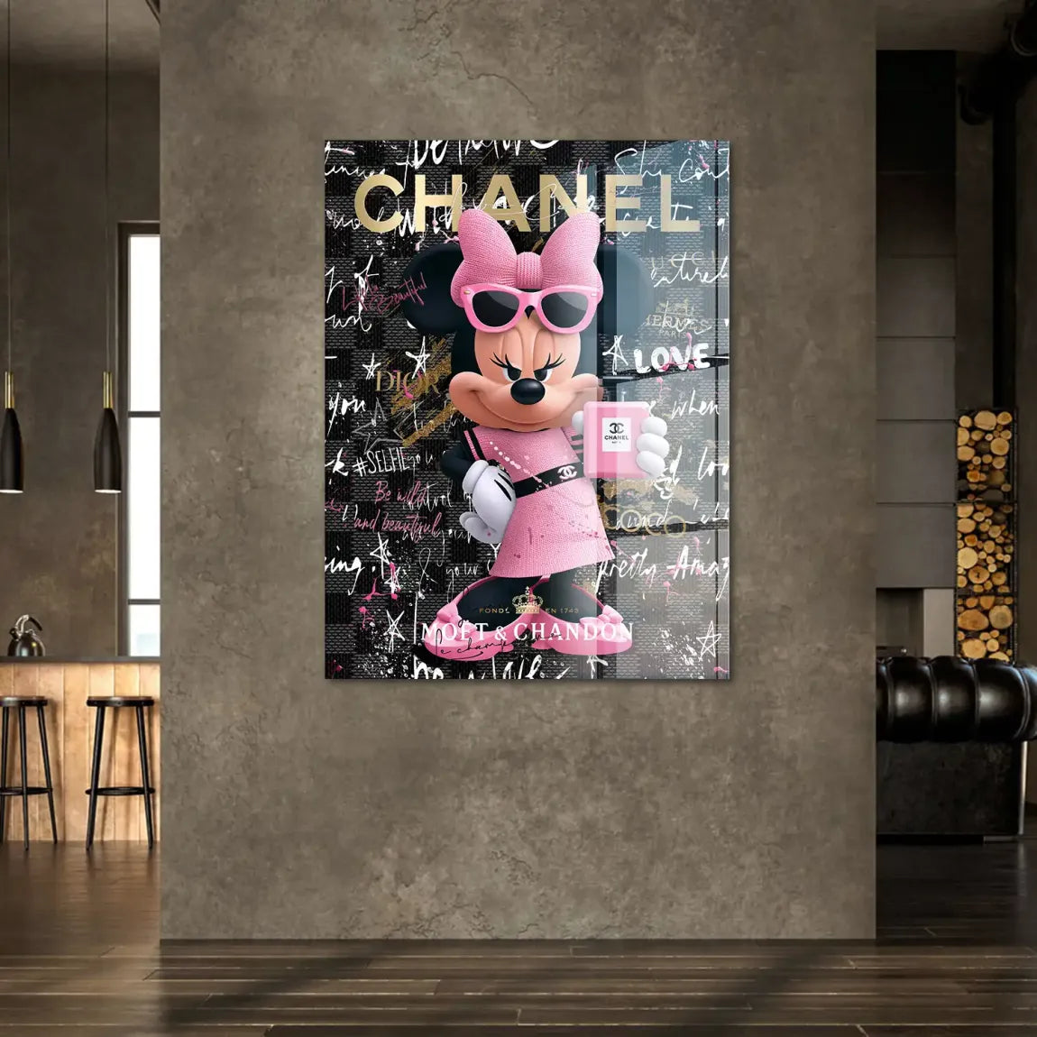 Minnie Couture Acrylglasbild
