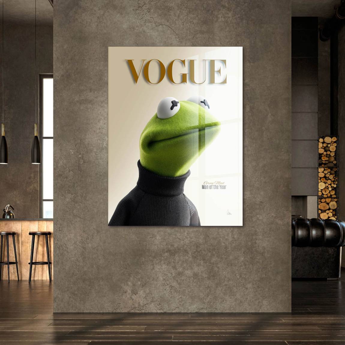 Kermit Couture Acrylglasbild