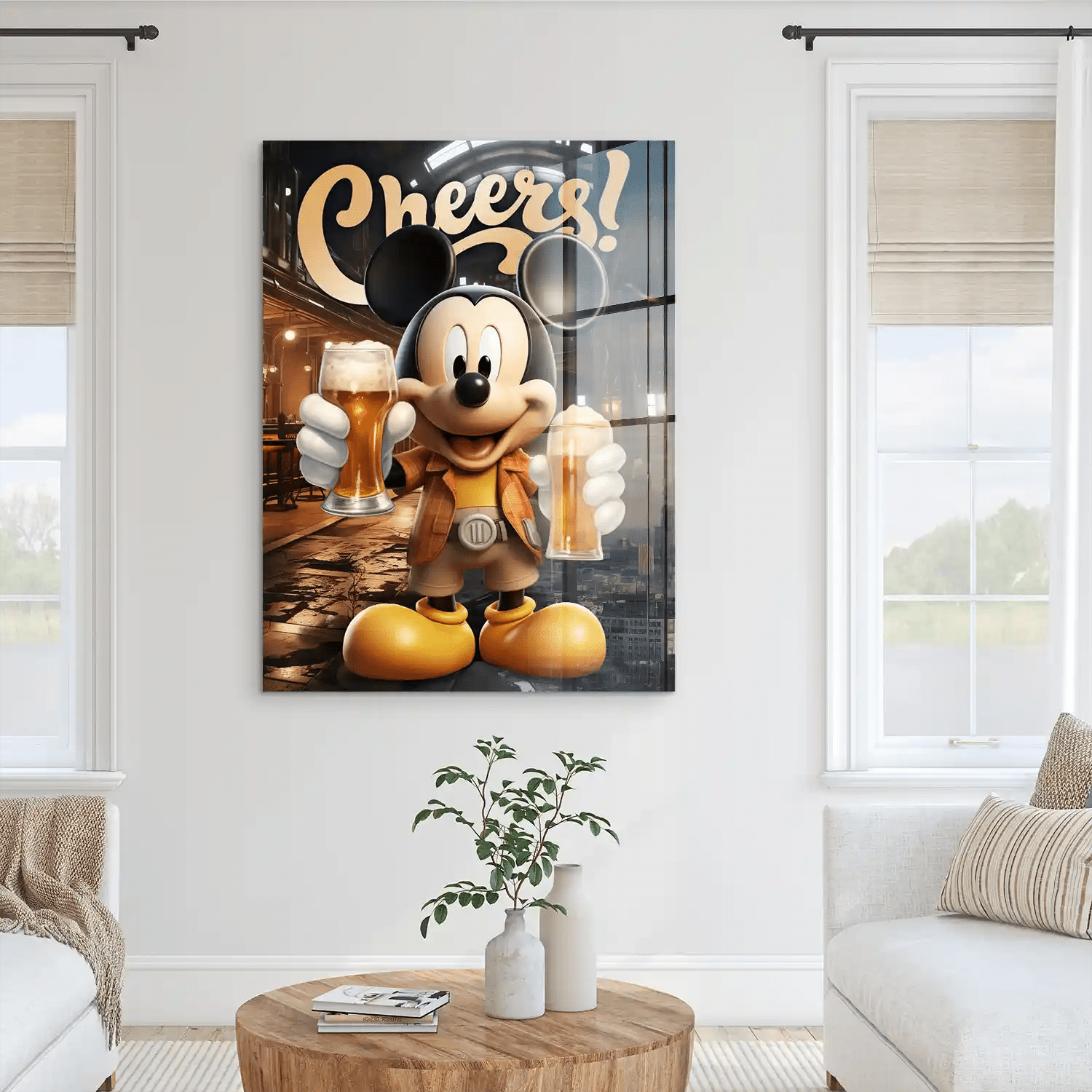 Micky Cheers Acrylglas Bild INGALERIE