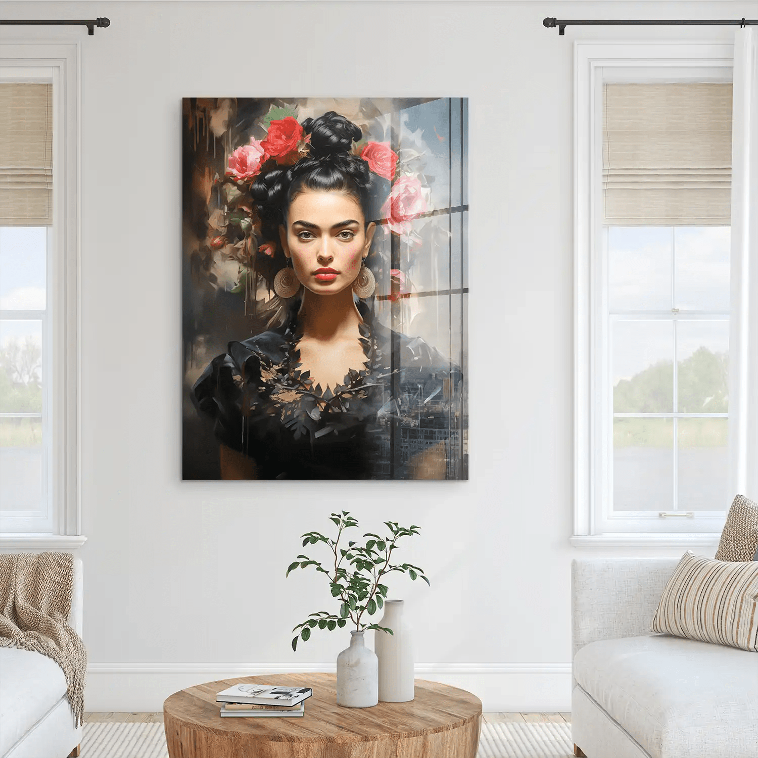 Frida Kahlo Beauty Acrylglas Bild INGALERIE