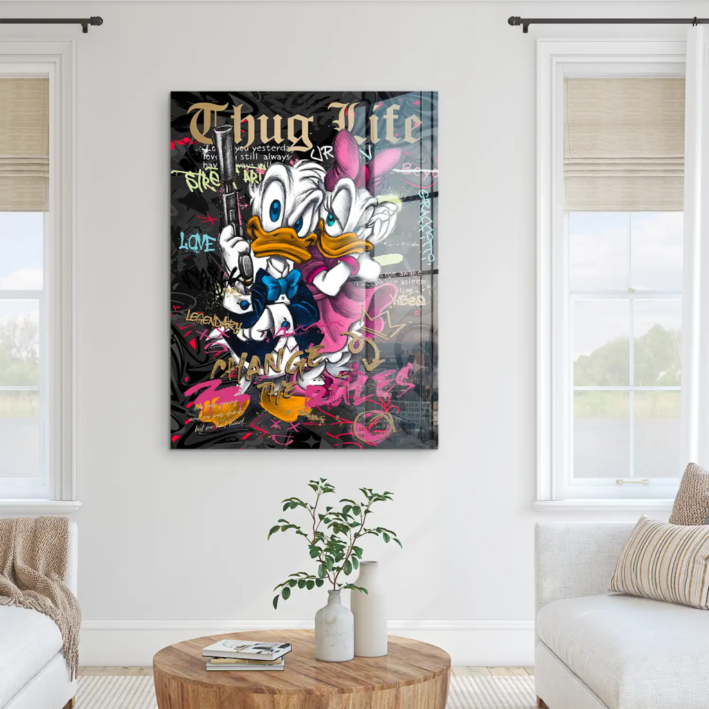 Donald Thug Life Acrylglas Bild INGALERIE