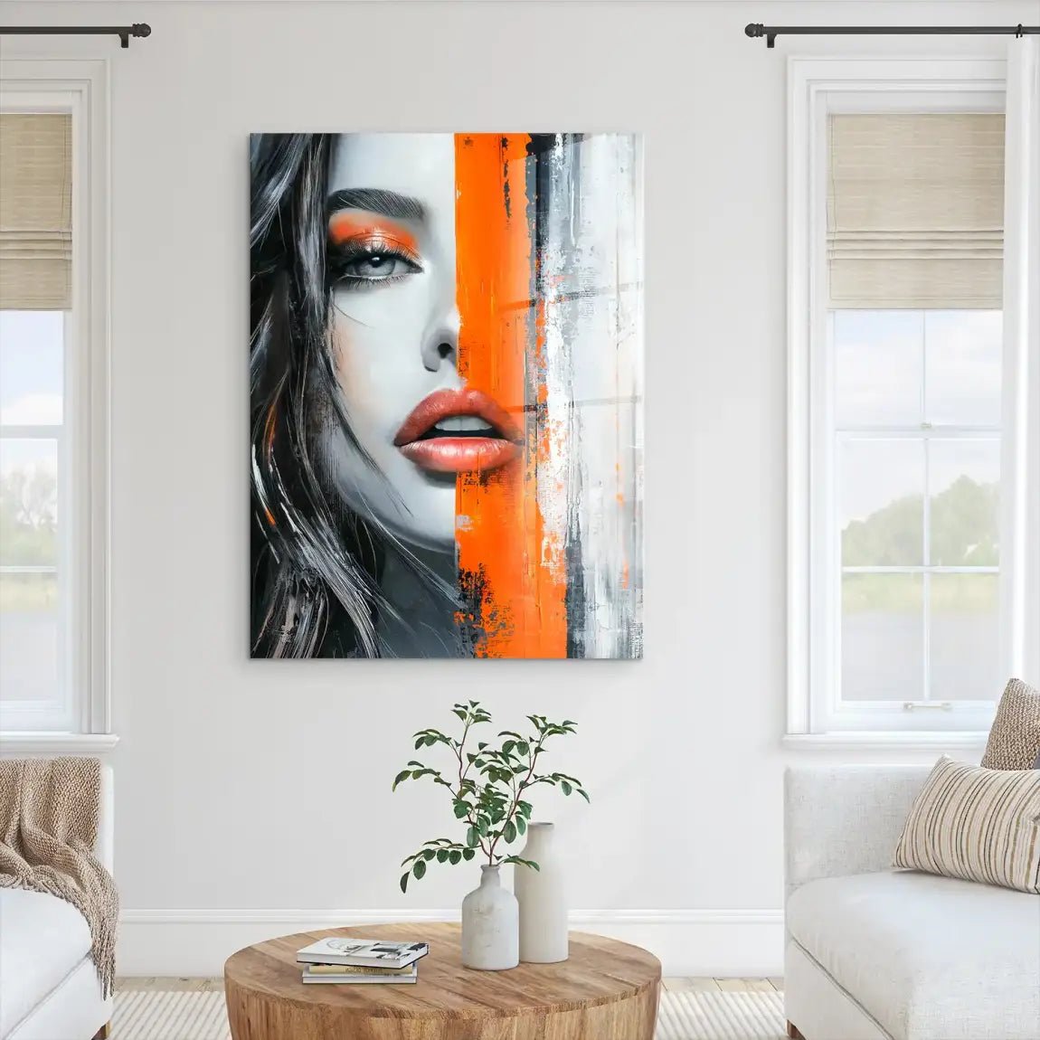 Orange Beauty Nr.2 Acrylglasbild INGALERIE