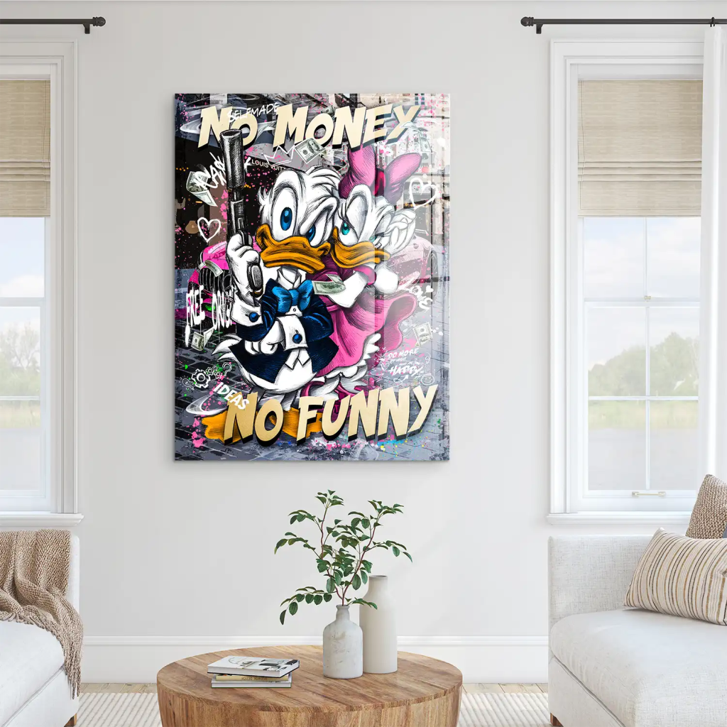 Donald No Money Acrylglas Bild INGALERIE