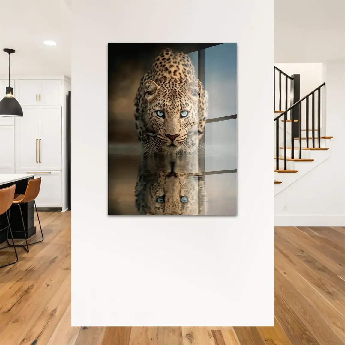 Silent Leopard Acrylglasbild