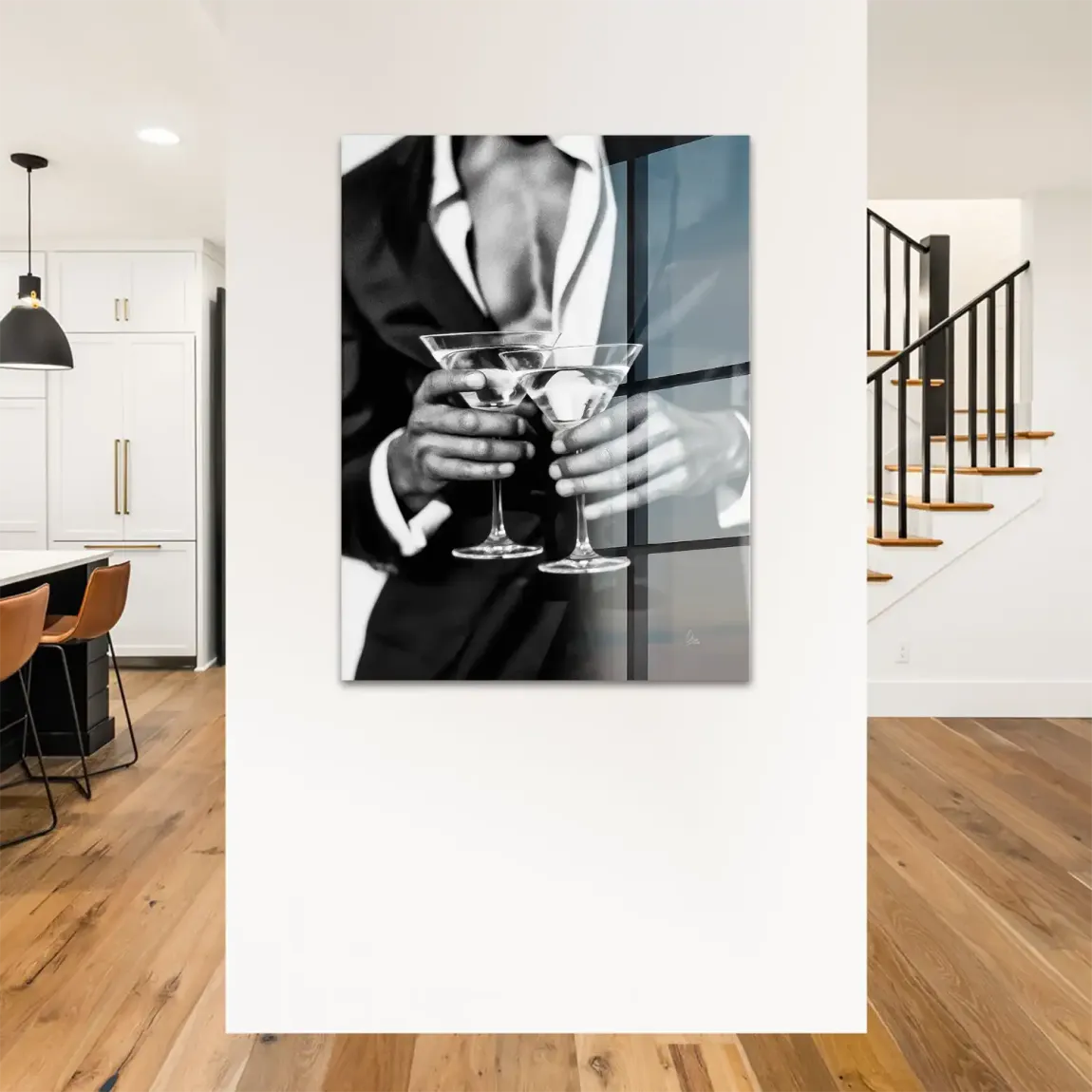 Gentleman Noire Acrylglasbild