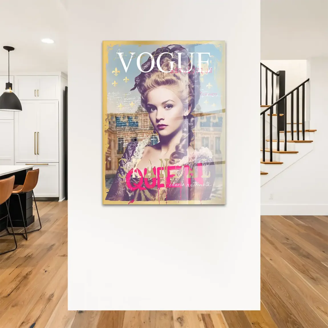 Marie Antoinette Vogue Acrylglasbild