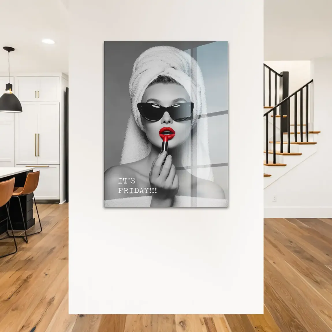 Friday Lipstick Acrylglasbild